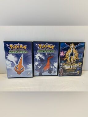 DP Galactic Battles DVD Set 1 & 2 - Pokémon Arceus and the Jewel of Life